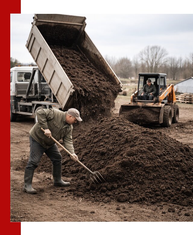 Доставка и продажа перегноя в Ивантеевке быстро и дешево