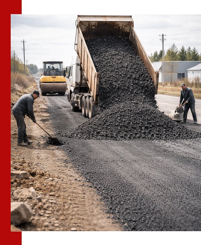 Асфальтовая крошка для дорог в Ивантеевке — поставка и доставка