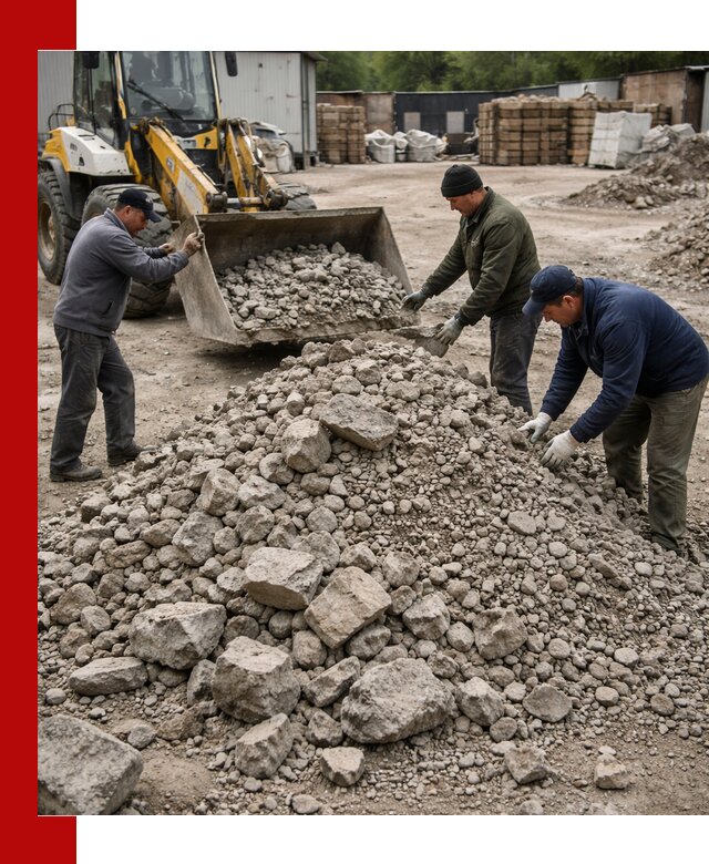 Демонтаж и вывоз бой бетона в Ивантеевке