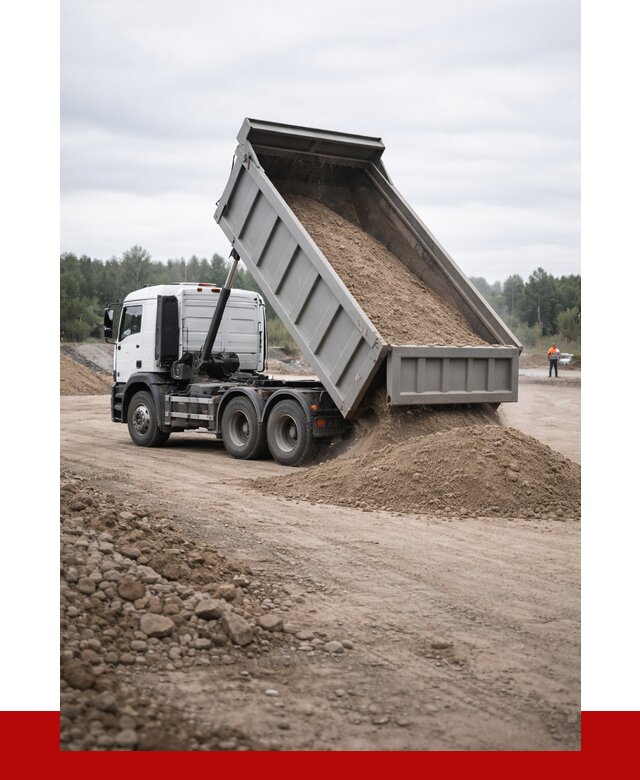 Доставка самосвалом 15 кубов в Ивантеевке от 6687 руб. | ПРОНЕРУДВнт