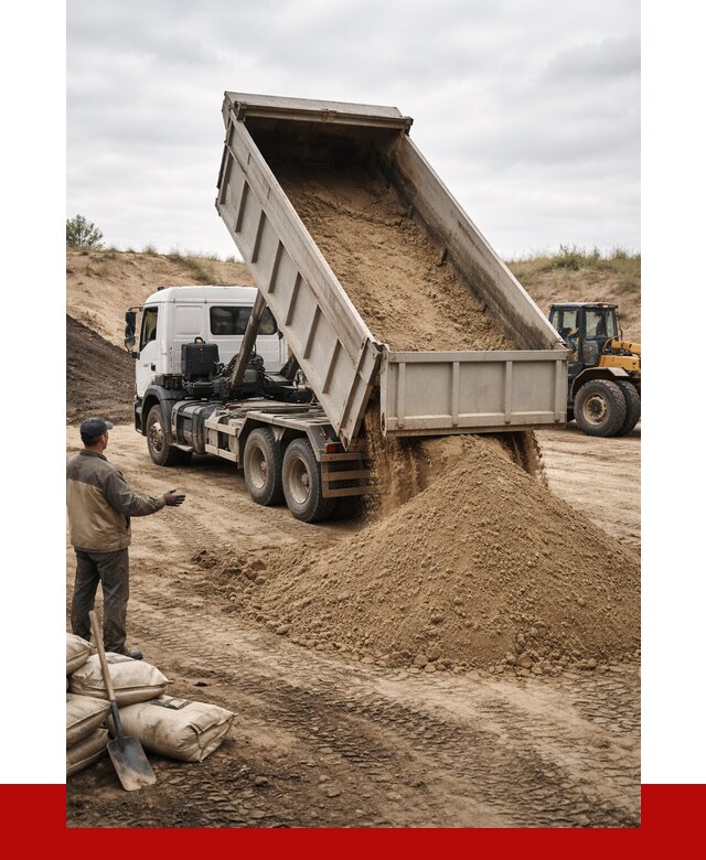 Доставка самосвалом 20 кубов в Ивантеевке от 7715 р. | ПРОНЕРУДВнт