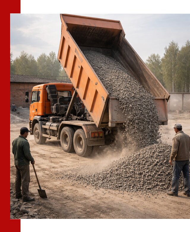 Доставка самосвалом 20 м3 в Ивантеевке быстро и надежно