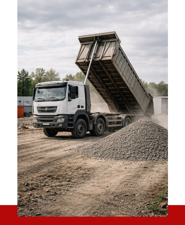 Доставка самосвалом 40 кубов в Ивантеевке от 9258 р. | ПРОНЕРУДВнт