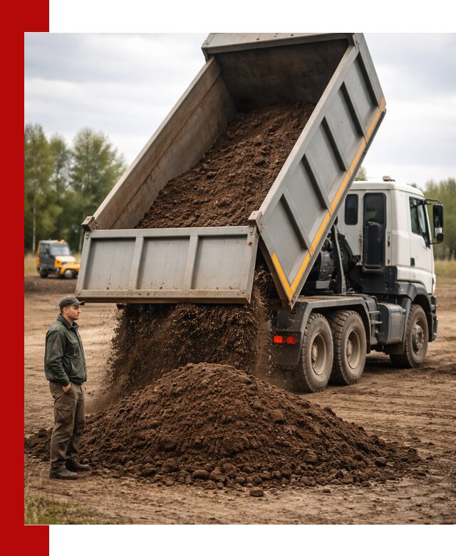 Аренда самосвала с водителем в Ивантеевке для сыпучих грузов и навоза