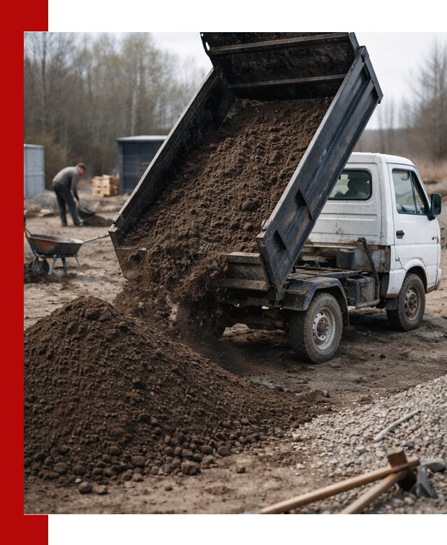 Аренда минисамосвала в Ивантеевке для доставки сыпучих материалов