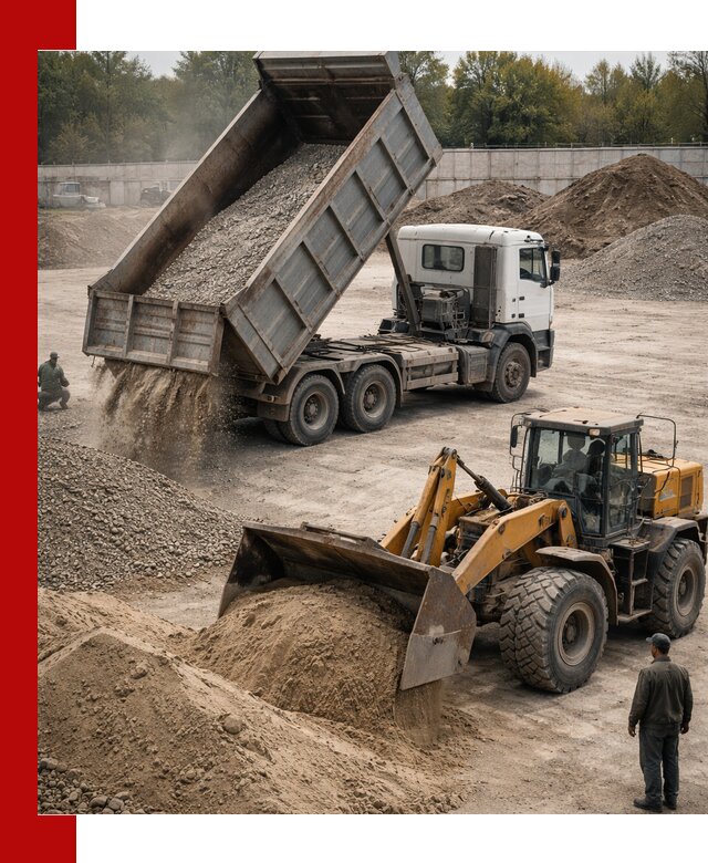 Перевозка сыпучих грузов самосвалами и бортовыми в Ивантеевке