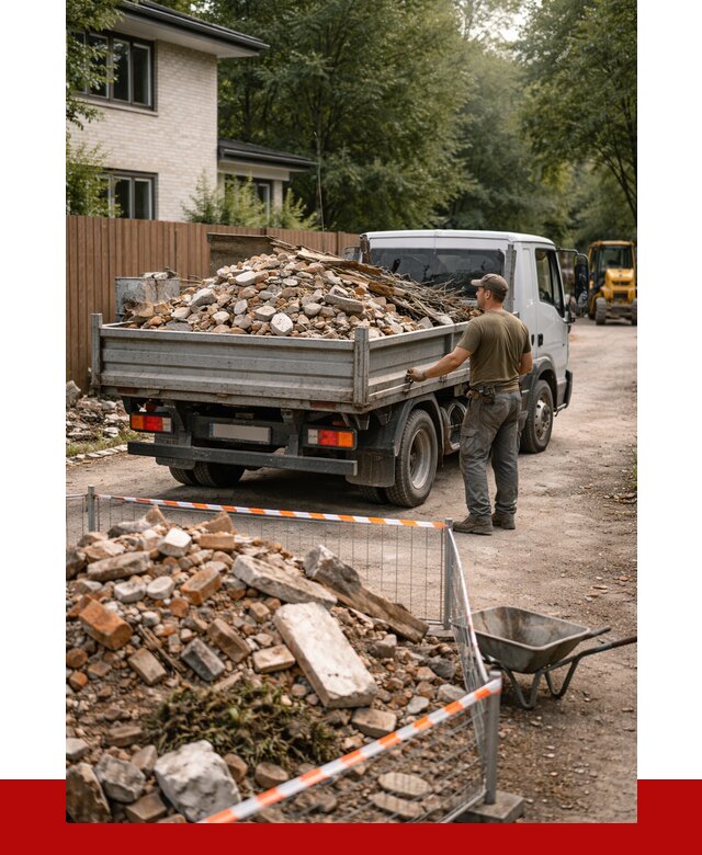 Вывоз строительного мусора с погрузкой в Ивантеевке от 7715 р | ПРОНЕРУДВнт