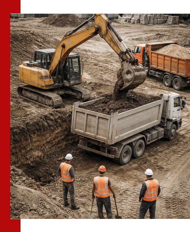 Разработка грунта для строительства и благоустройства в Ивантеевке