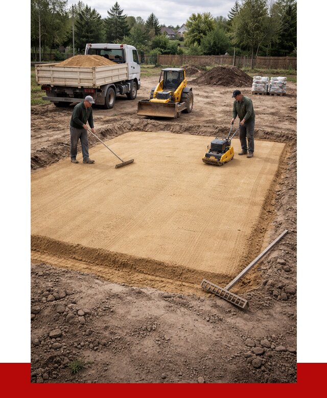 Устройство песчаной подушки в Ивантеевке от 4629 р. ПРОНЕРУДВнт